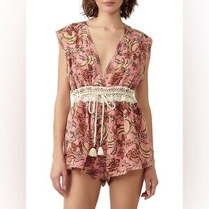 Free People NWT Watching Waves Romper - Size L